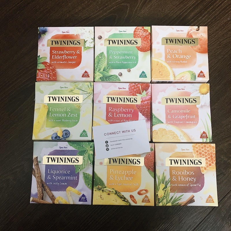 Trà Twinings hoa quả túi tam giác