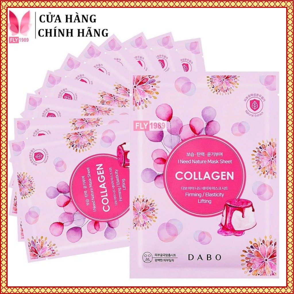 Mặt nạ đắp mặt dưỡng da Collagen Dabo Mask 23g