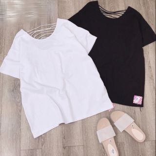 Áo thun đan dây Basic đơn giản cực xinh