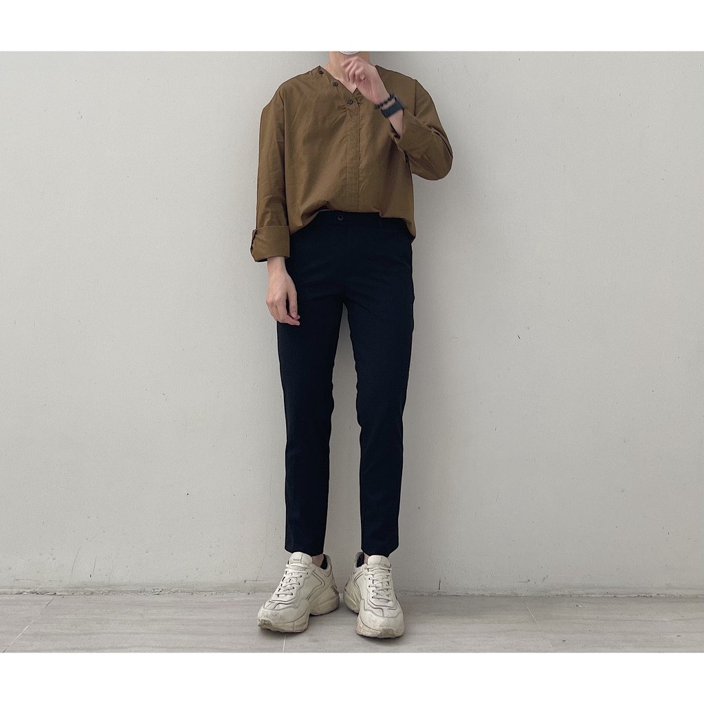 Somi cổ tim nút nâu rêu