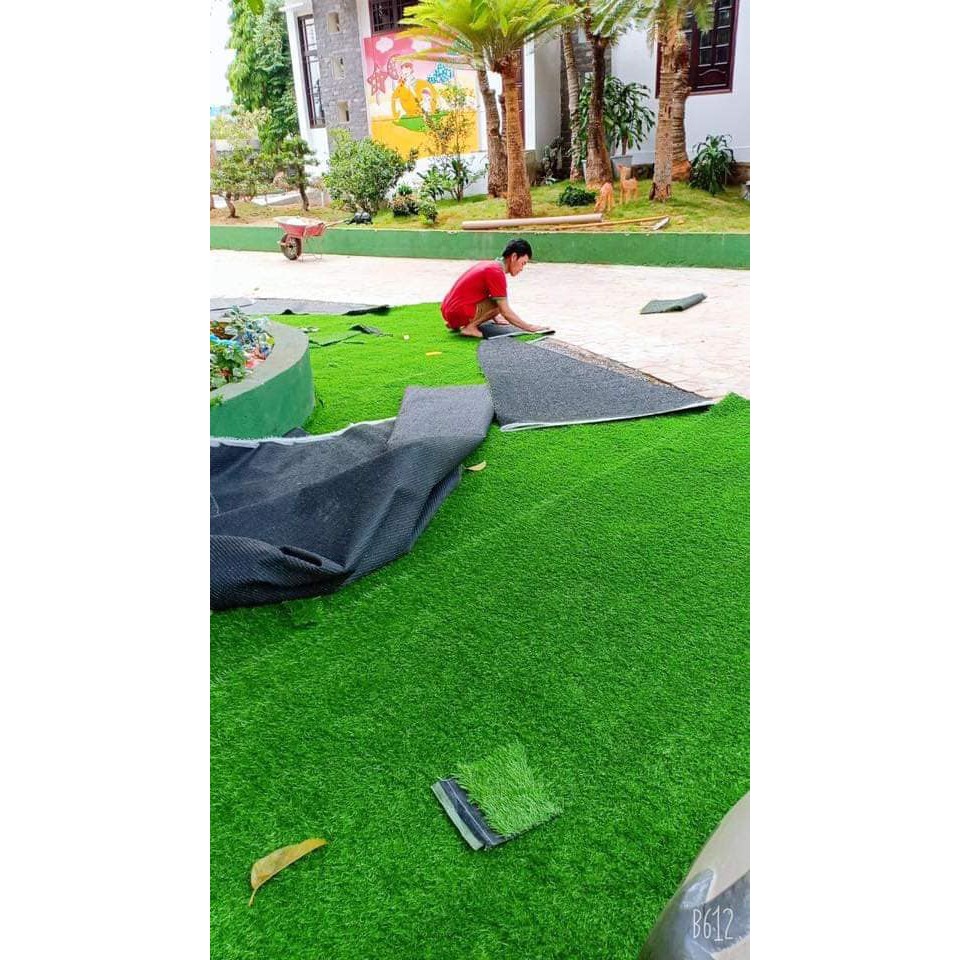 Combo 10m2 Thảm cỏ sân vườn ,cỏ nhân tạo cỏ trang trí. Nhận thi công
