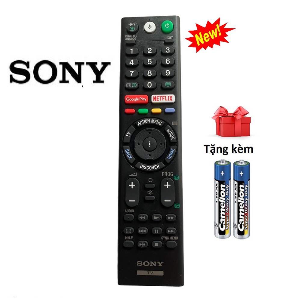 Điều khiển tivi sony RMF-TX200P - hàng mới , remote sony tv smart, mót bấm từ xa