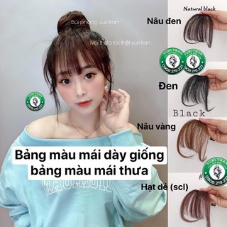 [ẢNH THẬT] Tóc giả nữ chính hãng (Tóc mái dày tóc thật 100%)