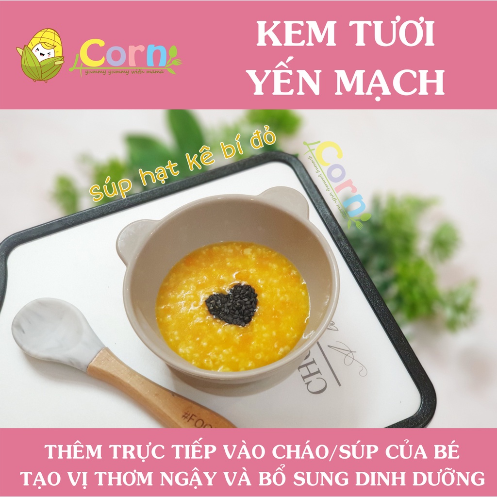 Kem tươi yến mạch (Cream yến mạch) dmBio - Cho bé 6m+