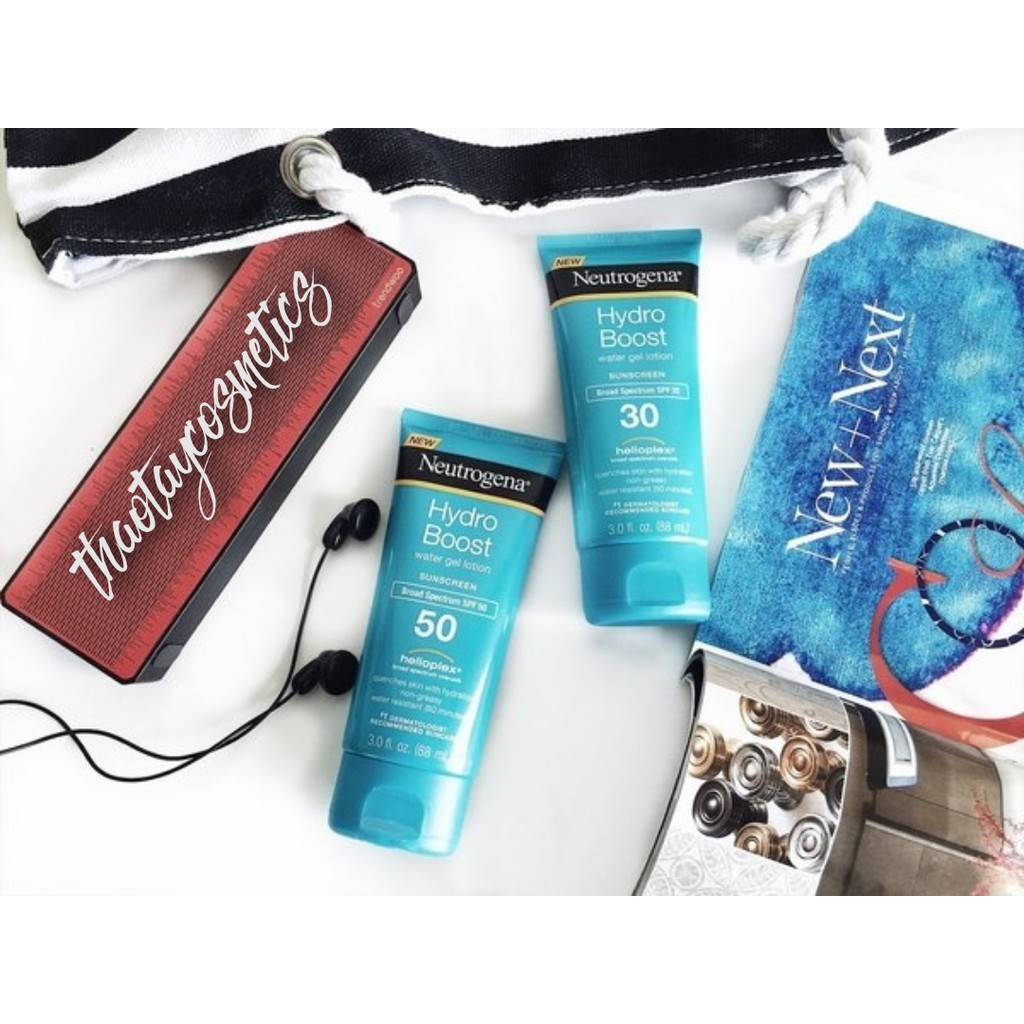 Kem chống nắng dưỡng ẩm Neutrogena Hydro Boost Water Gel SPF 30 / SPF 50