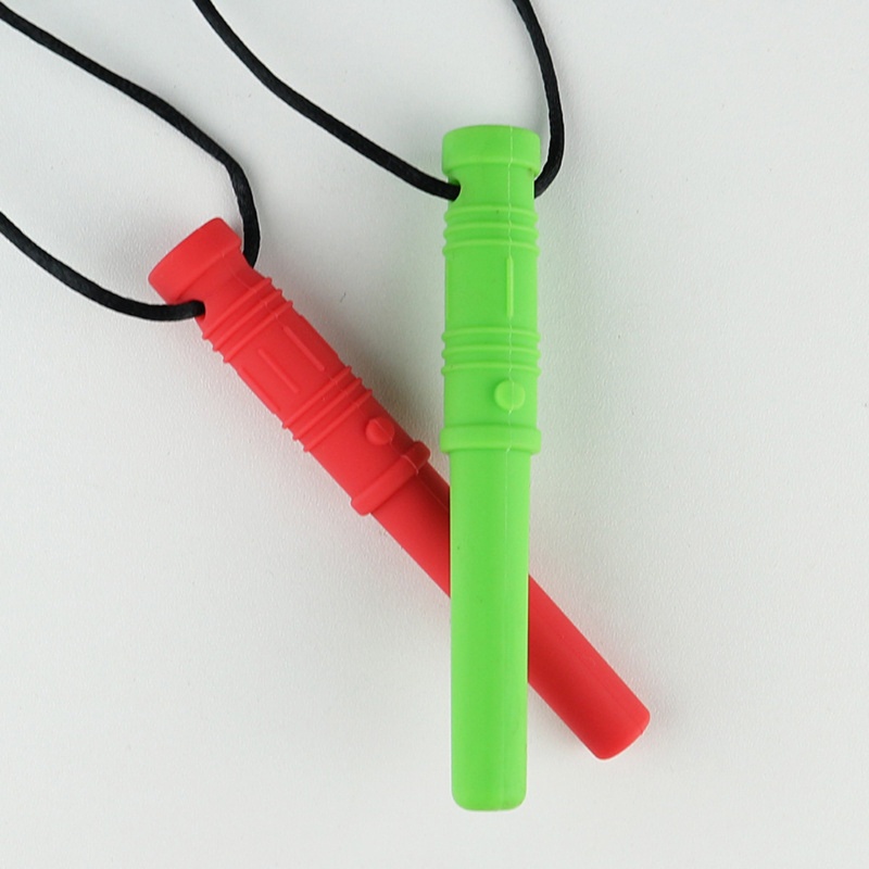 Đồ Chơi Nhai Gặm Vòng cổ Bằng Cao Su Silicone Có Thể Tái Sử Dụng