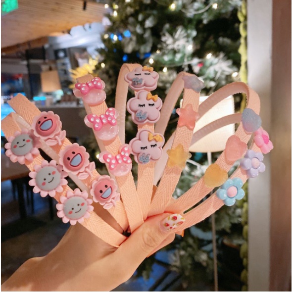 (Bán Buôn Sỉ) Bờm Kẹp Tóc Hàn Quốc Cho Bé Gái Có Đính Hoa Quả Siêu Cute Hot Nhất 2022- #bomtocchobe