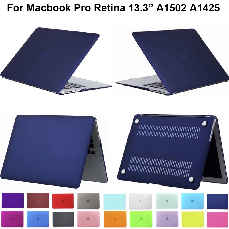Ốp lưng nhựa dẻo màu trơn cho Macbook Pro 13 Retina A1502 a1425
