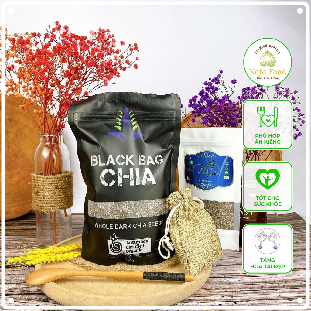 Hạt Chia Úc Giảm Cân NOFA FOOD, Hạt Chia Úc Nhập Khẩu Chính Hãng Absolute Organic Hữu Cơ Giúp Giảm Cân Hiệu Quả