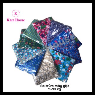 Áo trùm máy giặt cửa trước kara vải siêu dày size từ 7-15kg