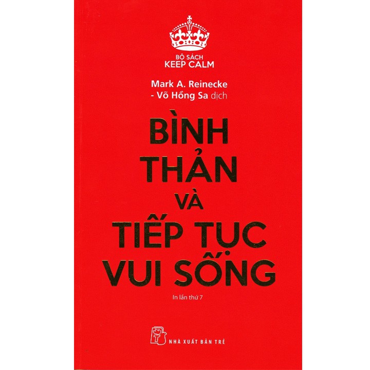 Sách - Bình Thản Và Tiếp Tục Vui Sống  - NXB Trẻ