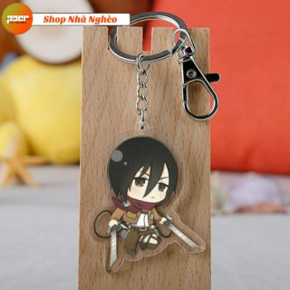 Móc khóa mica anime Attack on Titan