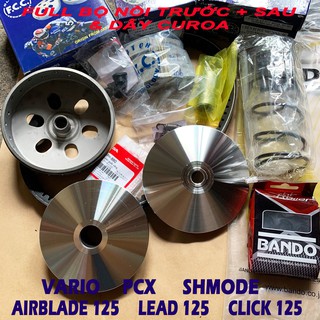 Full bộ nồi SH độ cho Vario, PCX, SHMode, AB125 - Nồi độ tăng tốc chống rung giật ga đầu