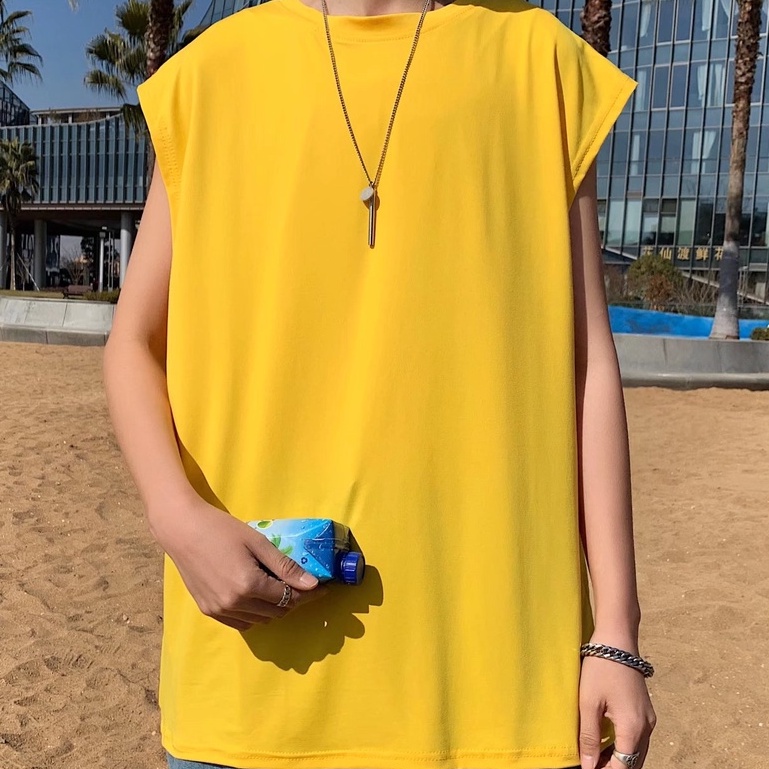 Áo Thun Ba Lỗ Thể Thao Thoáng Khí Khô Nhanh Có 7 Màu Thời Trang Phong Cách Hàn Quốc Cho Nam