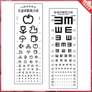 Bảng chữ W/E tiêu chuẩn kiểm tra thị lực tiện dụng cho bệnh viện/trường học