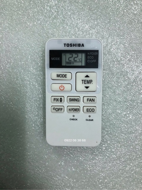 Điều Khiển Điều Hoà Toshiba - Điều Khiển Từ Xa Máy Lạnh Toshiba - Remote Máy Lạnh Toshiba