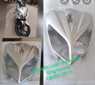 MẶT NẠ XE NOUVO LX MÀU BẠC HÀNG ZIN CHÍNH HÃNG