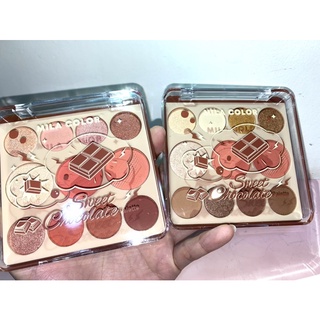 Bảng phấn mắt Mila color chocolate