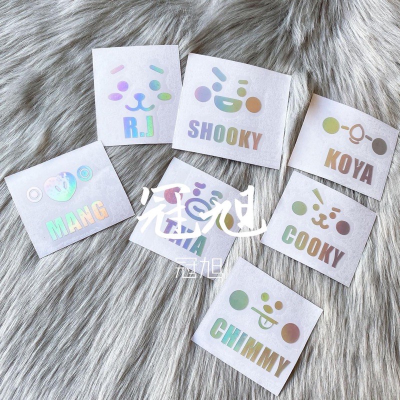 Sticker HOLOGRAM BT21