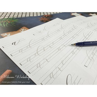 Tập luyện viết callgraphy - Luyện nối chữ, ghép từ