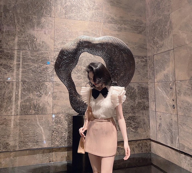 Nơ cài cổ áo cao cấp