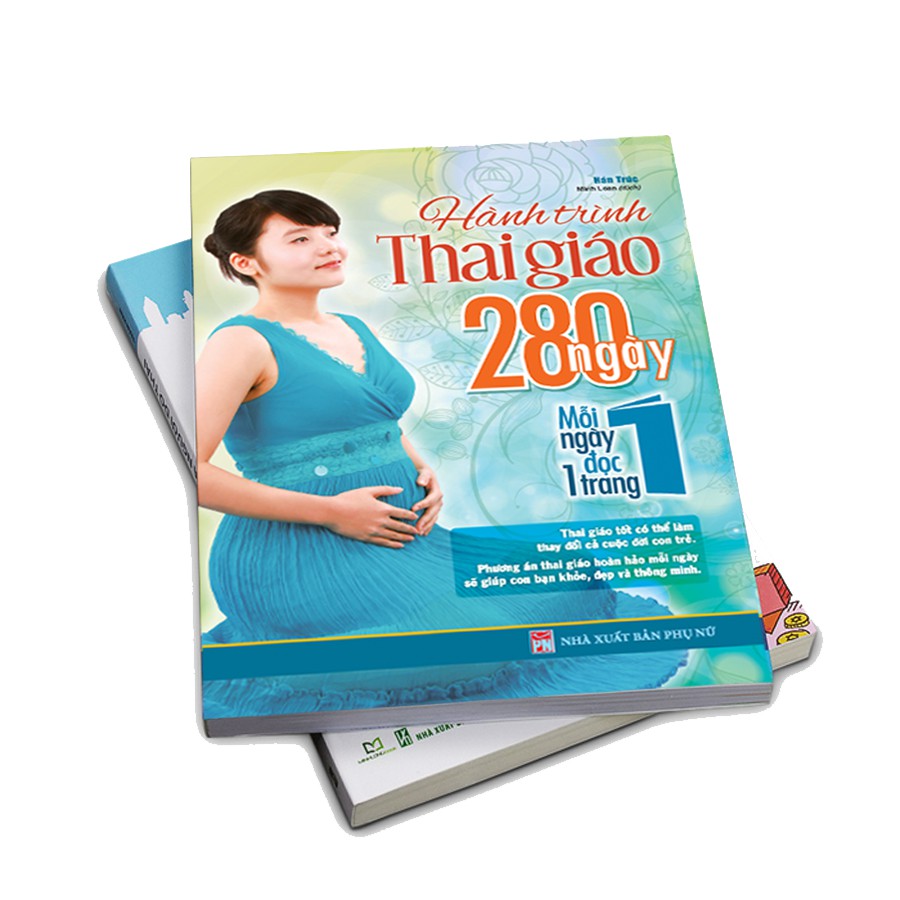 Sách - Hành trình thai giáo - 280 ngày mỗi ngày đọc 1 trang - ML-MBE04-80k-8936067591279