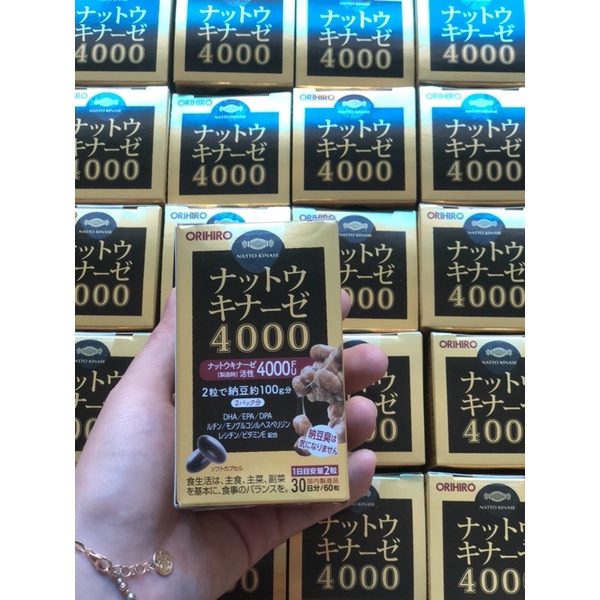 Viên Uống Ngừa Đột Quỵ Natto 2000FU và 4000FU  Nhật Bản