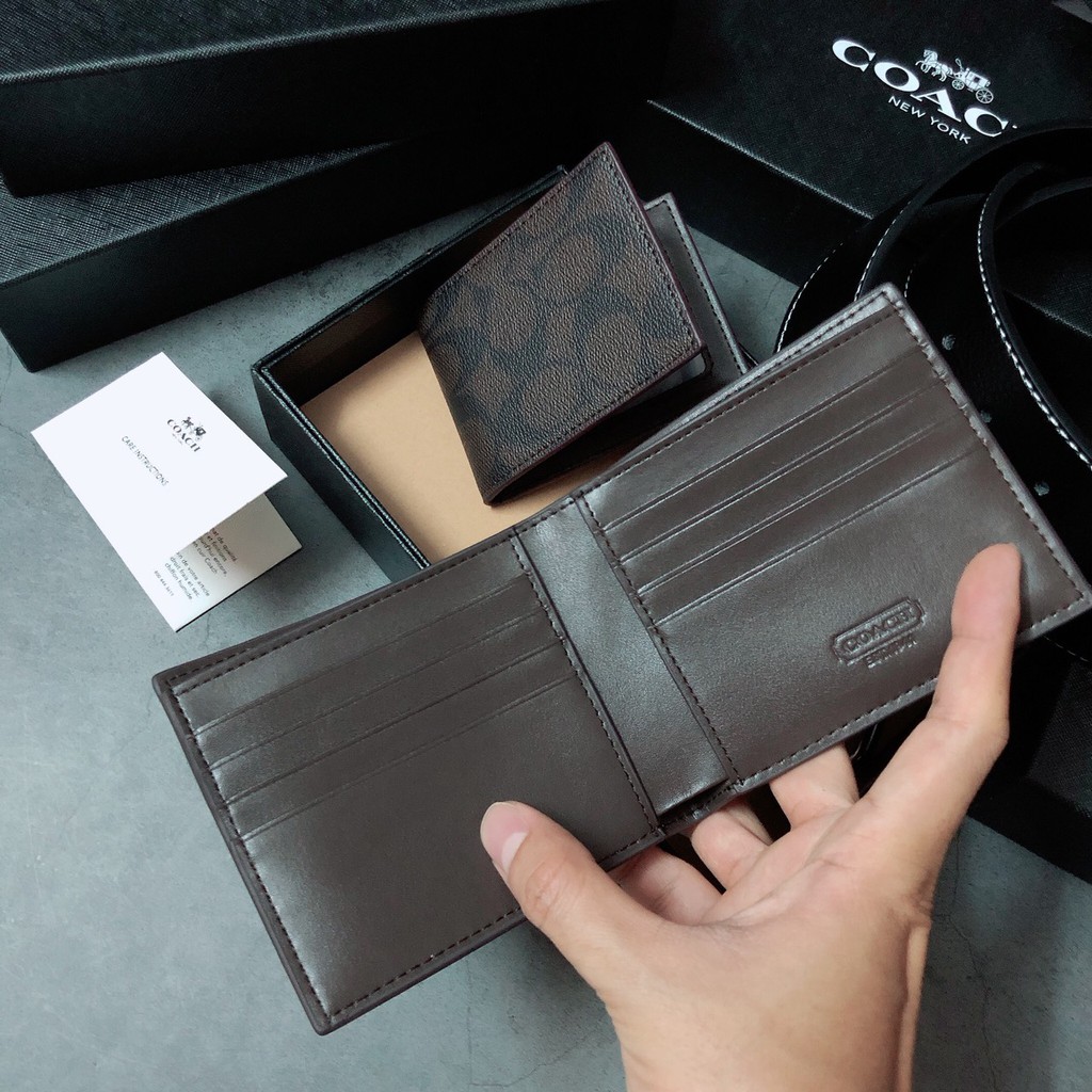 Set Coach ví C + nịt gài - S025