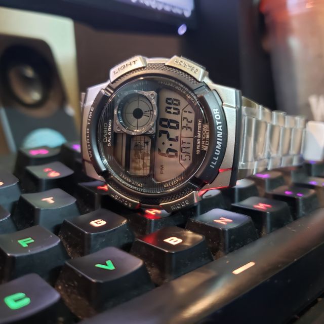 ĐỒNG HỒ NAM CASIO AE1000WHD-1AVDF CHÍNH HÃNG FULLBOX