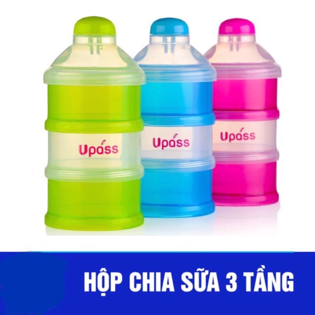 Hộp đựng sữa bột có vách ngăn UPASS (8009)