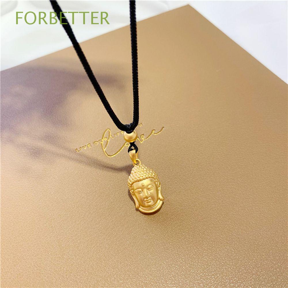 Vòng Cổ Choker Hình Đầu Phật Sáng Tạo|Dây Chuyền Mặt Nhiều Màu Sắc Cá Tính Cho Nam Nữ