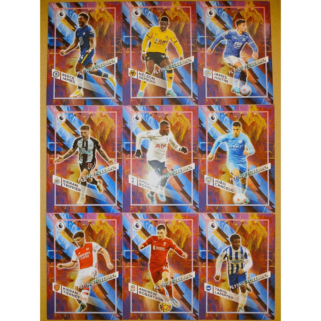 thẻ SKY Flying-Fullback - Tierney, Robertson, Trippier, Reece James, Lamptey, Cancelo, Emerson Royal, Semedo, Justin