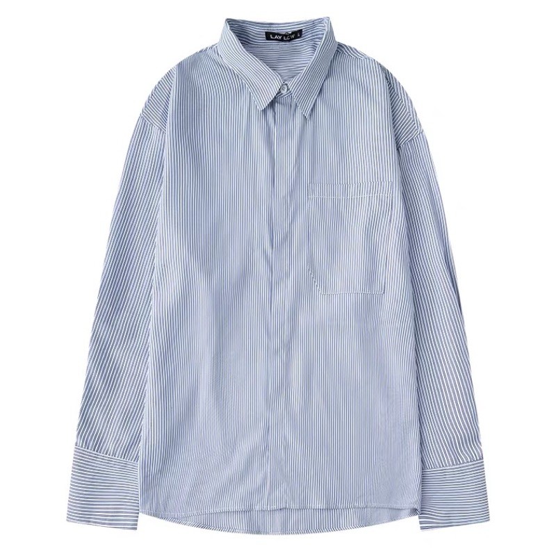 Áo sơ mi Nelly dáng unisex form rộng ASM3902 | BigBuy360 - bigbuy360.vn