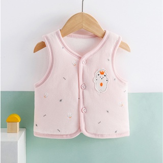 Áo gile trần bông mỏng cho bé 0-18m