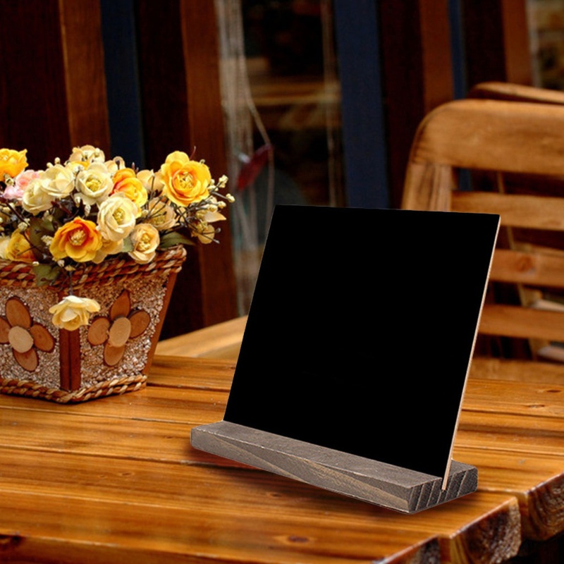 Bảng đen có đế gỗ dùng ghi chú tiện lợi