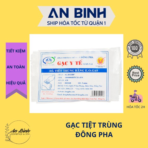 (Q1-HCM) Gạc Y Tế Tiệt Trùng Đông Pha