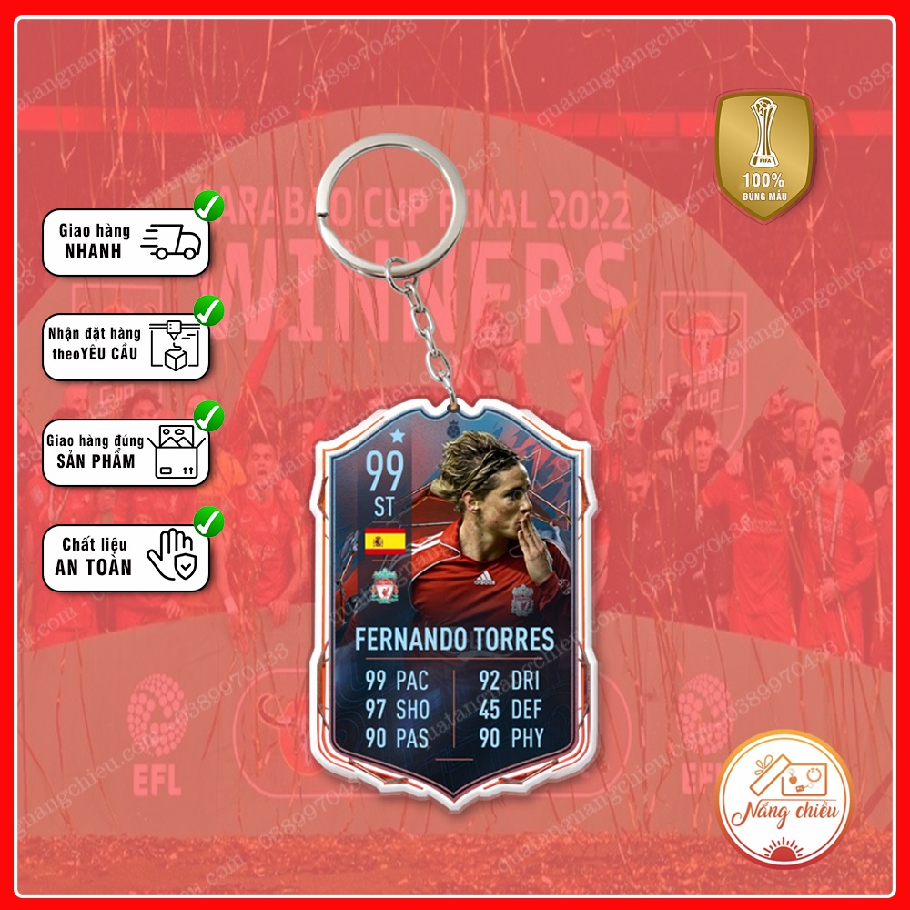 Móc khóa thẻ Icon Torres, Móc khóa thẻ Legend - Dày In Sắc Nét 2 Mặt