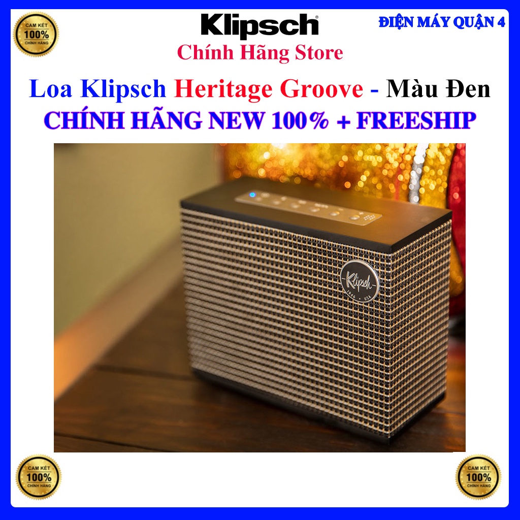 Loa KLIPSCH HERITAGE GROOVE chính hãng New 100%, Bảo hành 12 tháng.