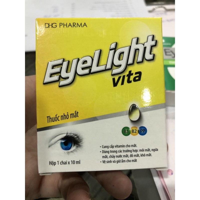 DUNG DỊCH DƯỠNG MẮT EYELIGHT XANH, VÀNG 15ml