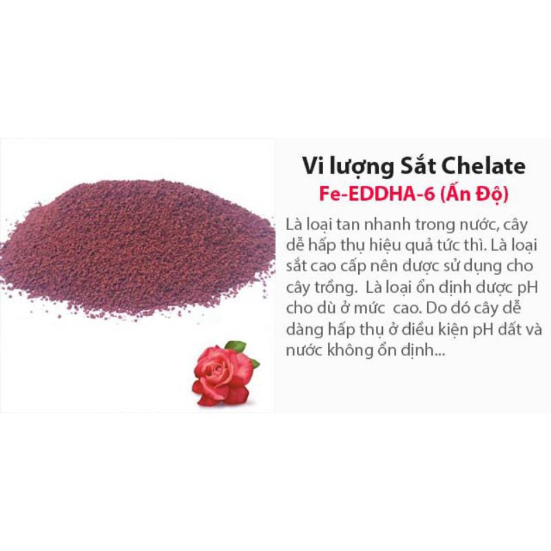 Vi lượng Fe EDDHA