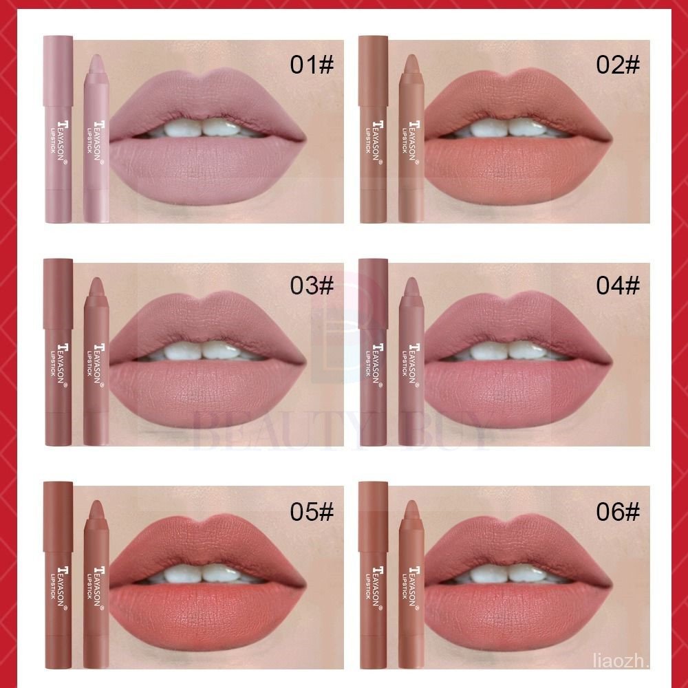 (Hàng Mới Về) Bộ 3 Son Bóng Dưỡng Ẩm Chống Thấm Nước 6110 | BigBuy360 - bigbuy360.vn