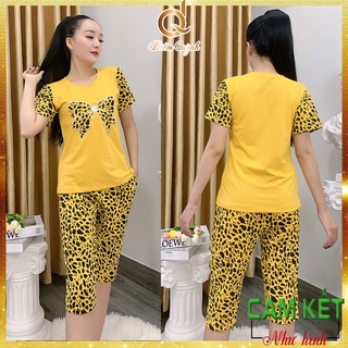 Đồ bộ nữ bộ mặc nhà nữ cho bé gái dễ thương chất thun bigsize A052 - Diễm Quỳnh