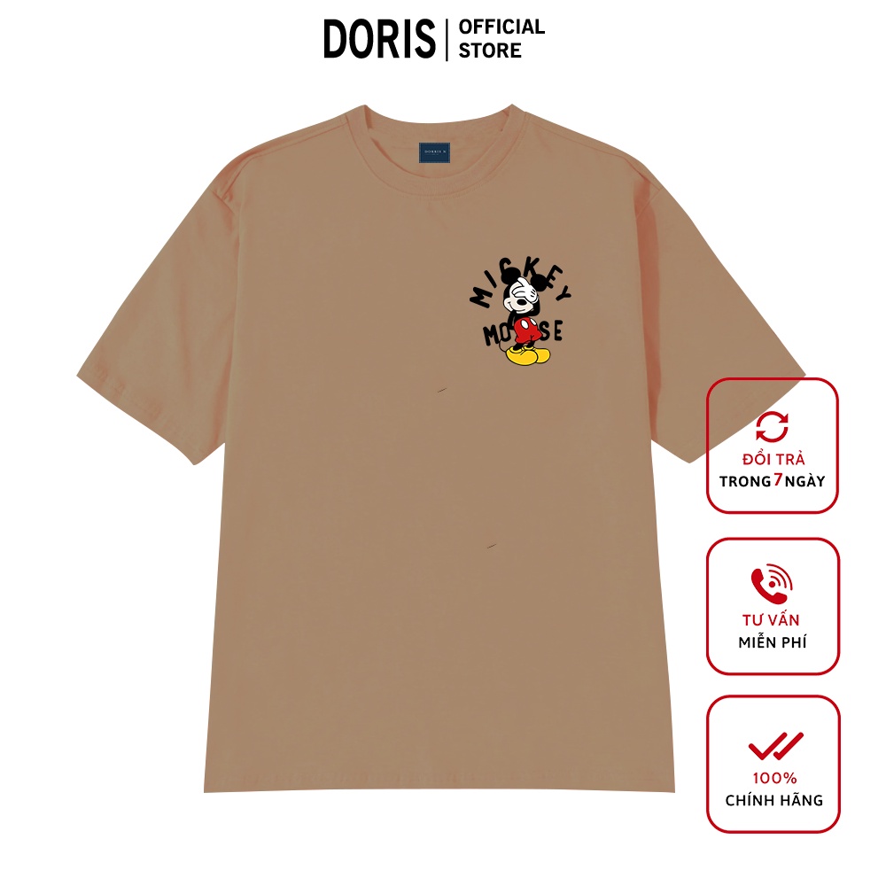 [Mã DORRT8250 giảm 250k] Áo thun basic MICKEY UOA co giãn 4 chiều basic ngắn tay chất liệu cotton 100%