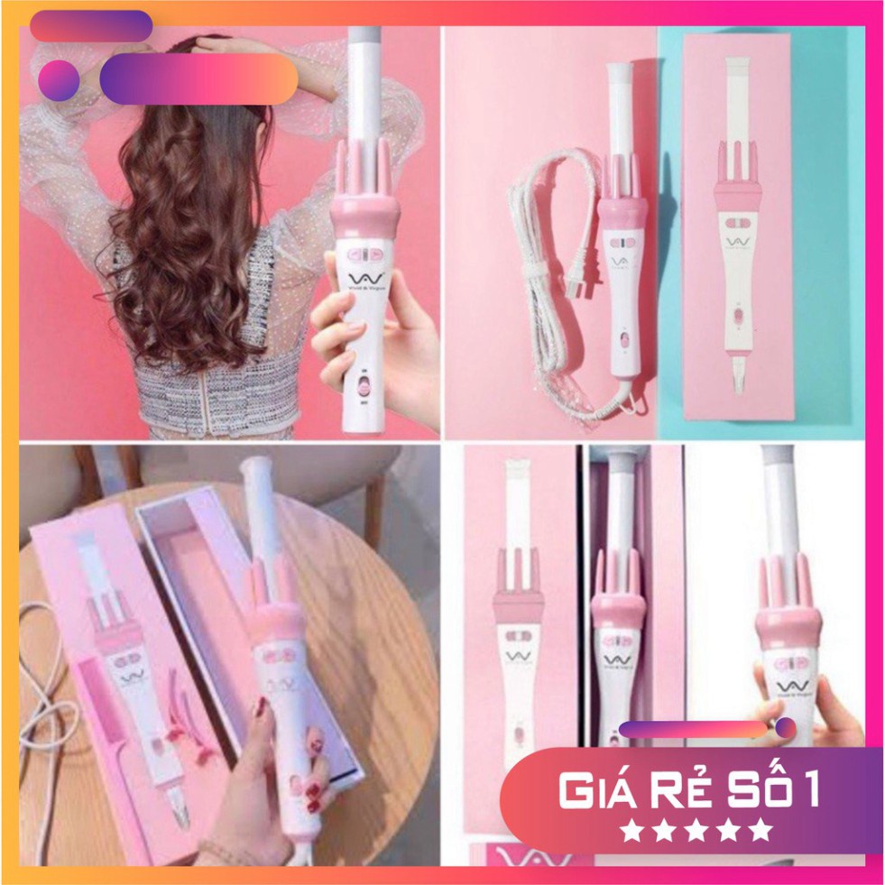 Máy Uốn Tóc Làm Xoăn Xoay Tự Động 360 Độ Hàng Chính Hãng Bảo Hành 1Tháng.