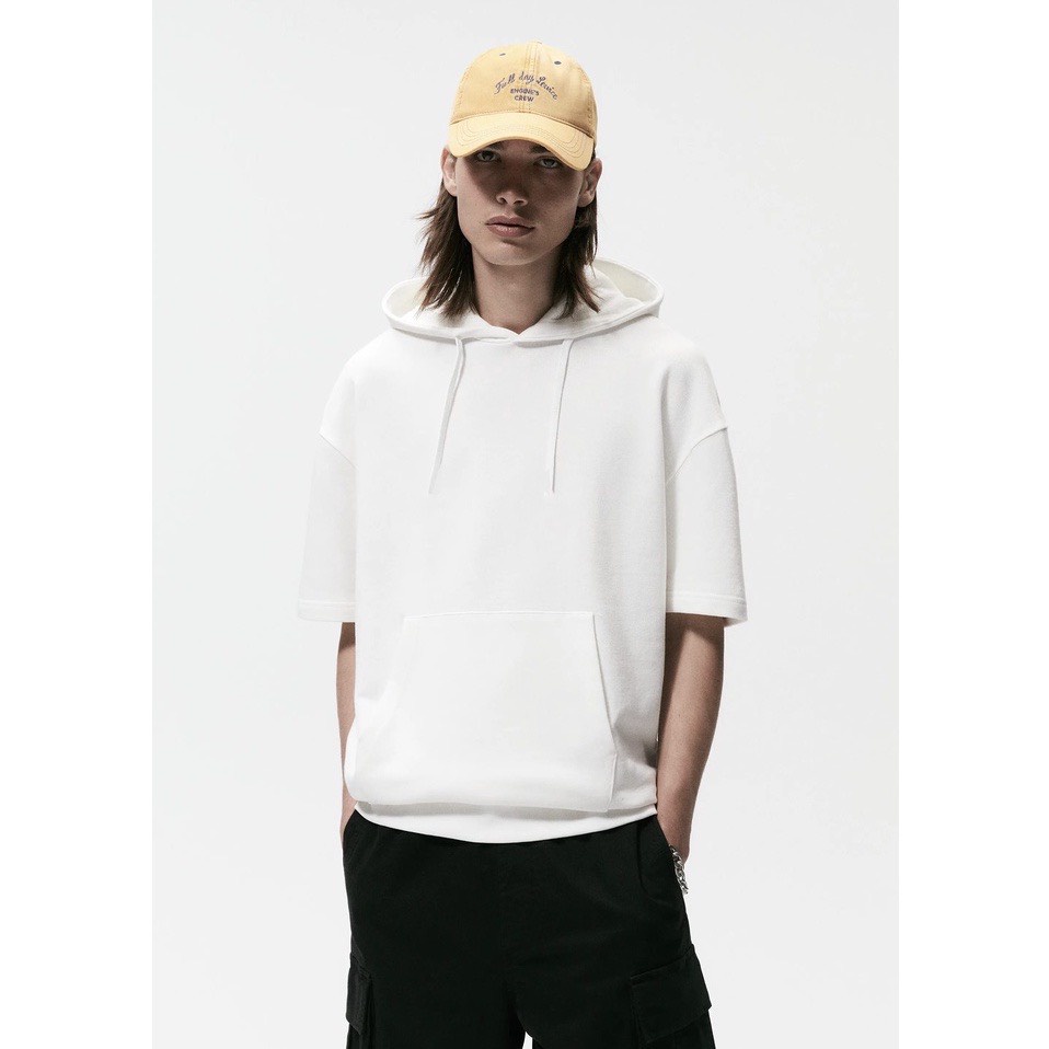 Áo Hoodie tay ngắn GU by Uiniqlo xuất Nhật chính hãng dành cho Nam