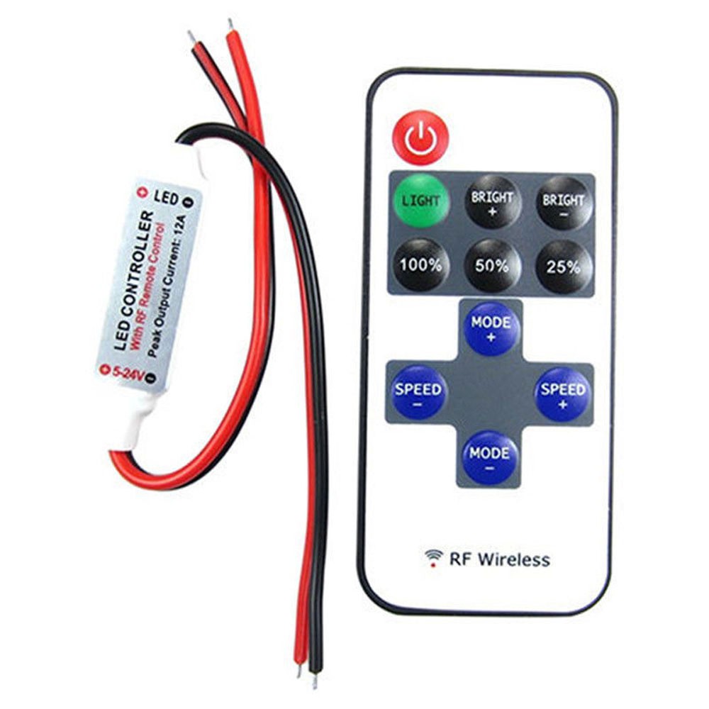 Bộ điều khiển chỉnh sáng tối cho đèn LED 12V không dây chuyên nghiệp