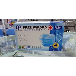 Khẩu trang y tế 4 lớp Quang Anh face mask