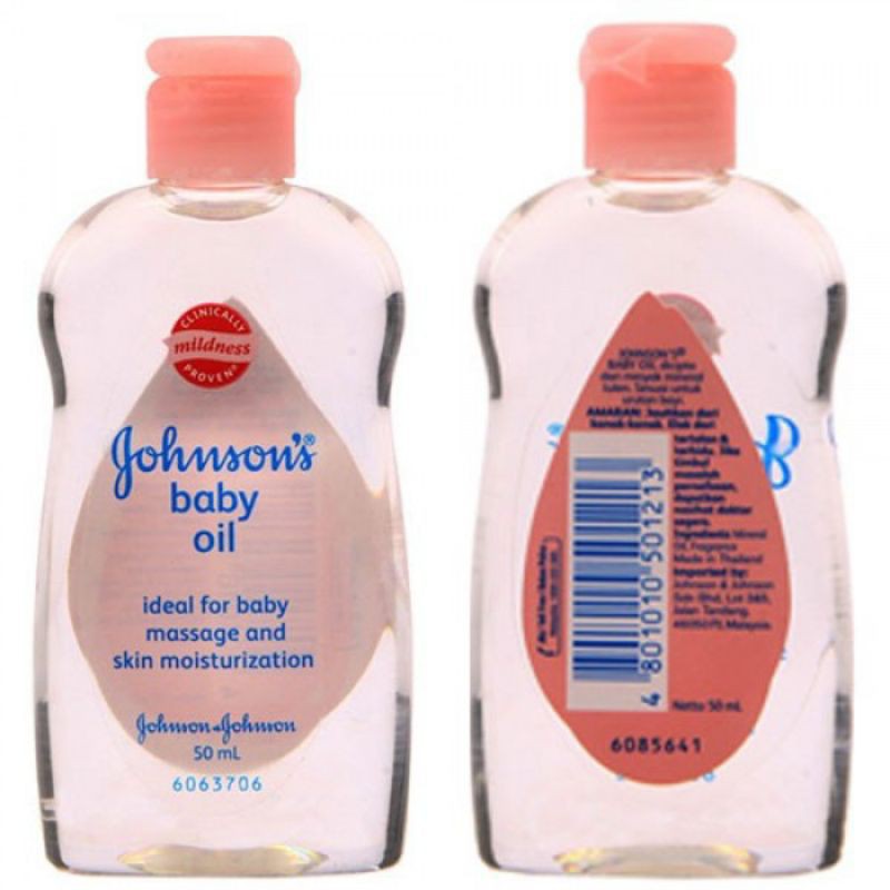 [Combo 2 chai] Dầu Massage và Dưỡng ẩm Johnson's Baby oil 50ml