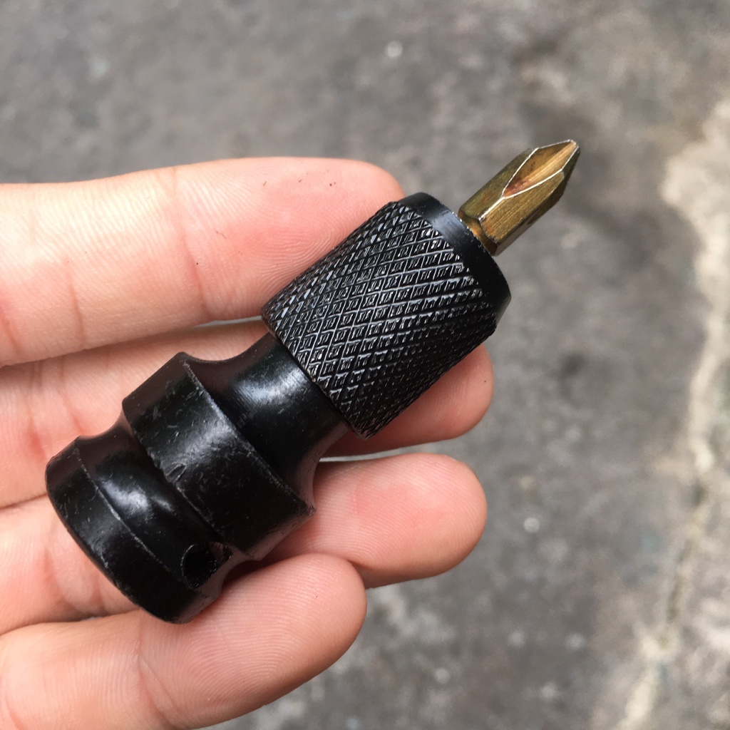 Đầu Chuyển Bulong 12.7mm Sang Đầu Bắn Vít 6.35mm
