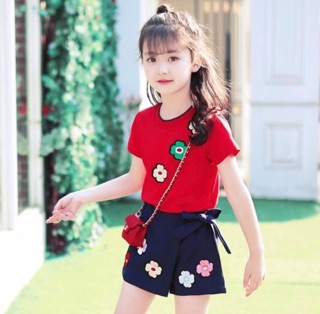Sét bộ bé - quần giả váy + áo